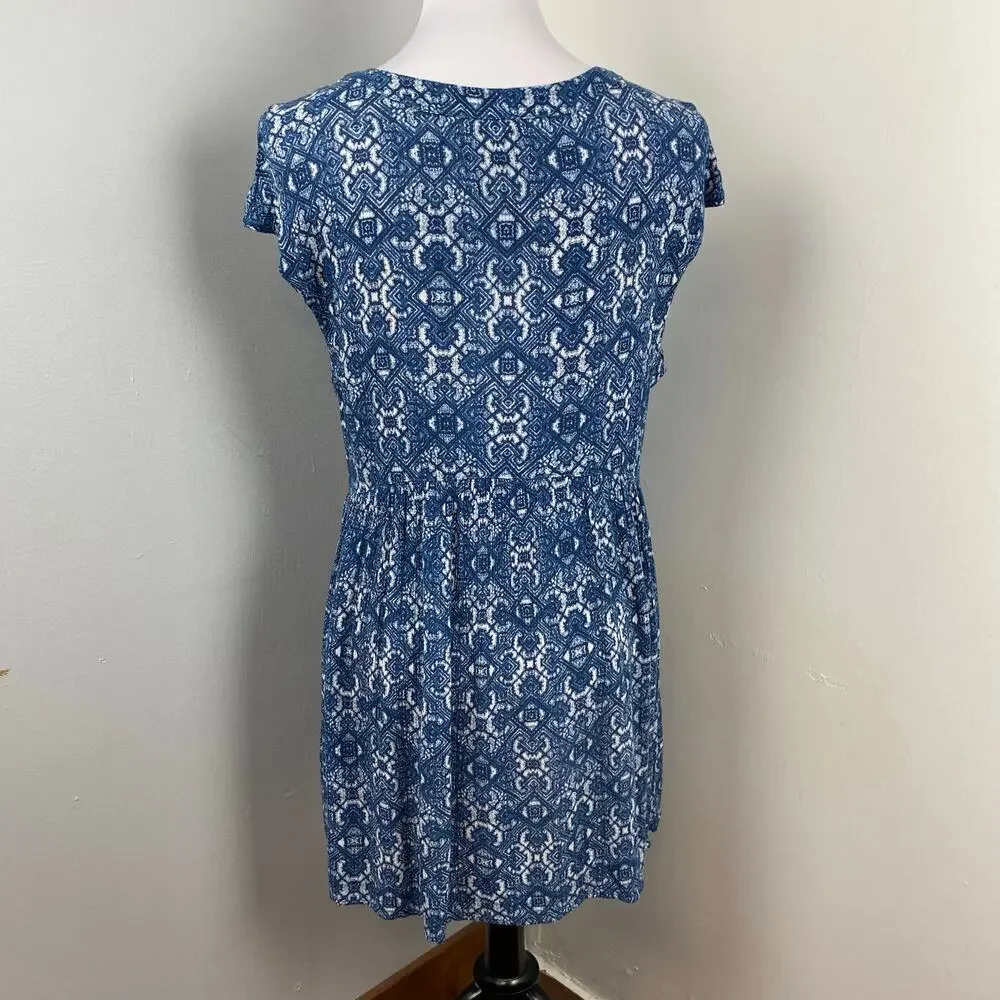 Anthropologie Vanessa Virginia Ladder Lace Top With Pockets Small
